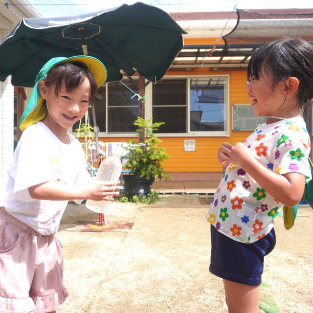 ＊　5歳児　水遊び②　＊