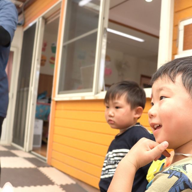 ＊　４歳児　かき氷を満喫！　＊