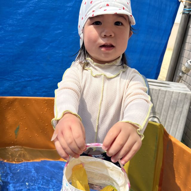 あたらしいお友達～1歳児　ヒヨコ組～