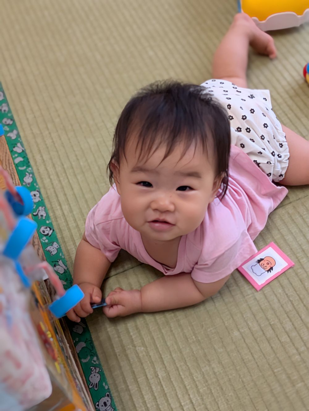今日から新しい友だちが増えました😊
笑顔がとっても素敵なNちゃん♡
