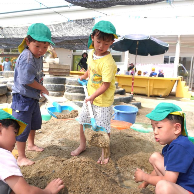 ＊　５歳児　砂場①　＊