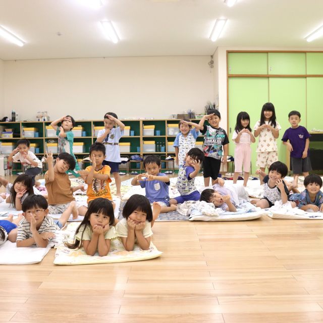 ＊　５歳児　園に泊ろう！【おやすみなさい】　＊