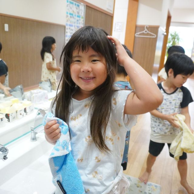 ＊　５歳児　園に泊まろう！　【朝ご飯①】　＊