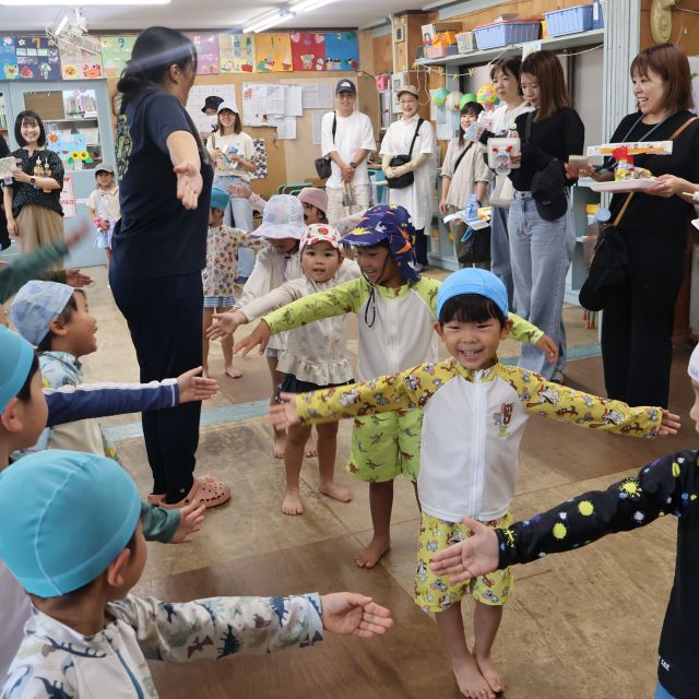 保育参加②プール　＊４歳児＊