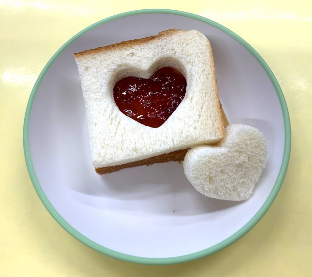 いちごジャムサンド(型抜き)