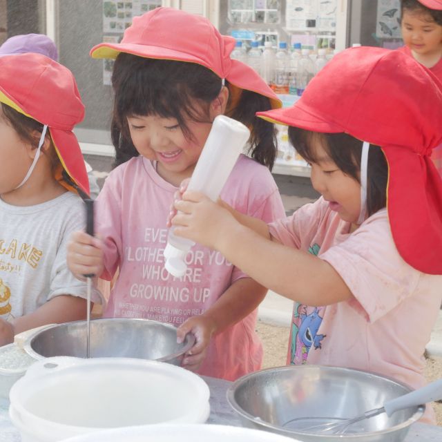 ＊　３歳児　どうなる？　～泡遊び編～　＊