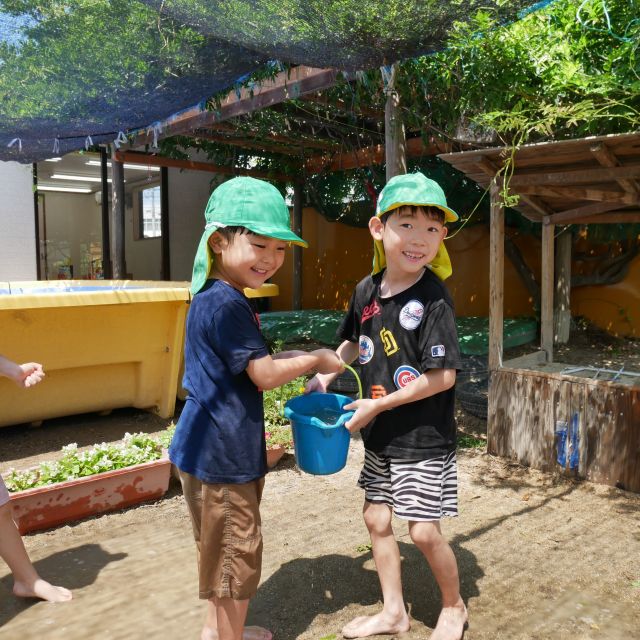 水鉄砲①　＊５歳児＊