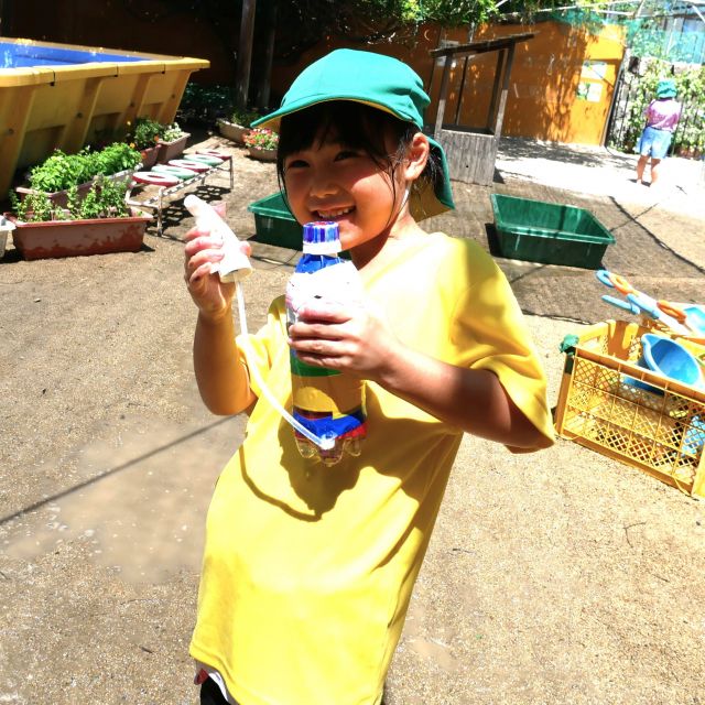 水鉄砲②　＊５歳児＊