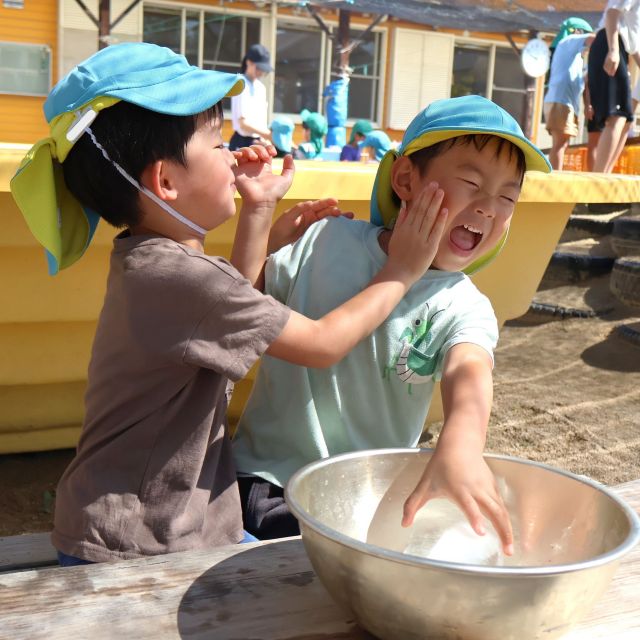 ＊　4歳児　夏ならではの気持ちよさ♡　＊