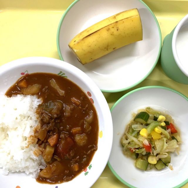 ＊　今日の献立(あいはうす・すいみい保育園）　＊