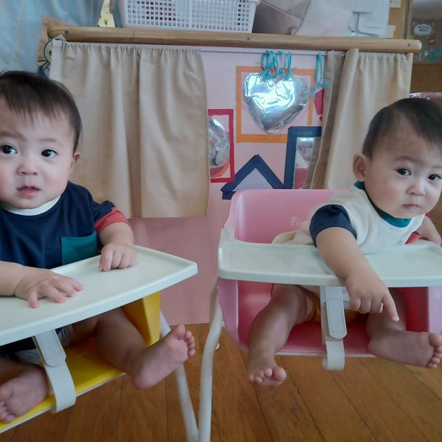 新しいお友達　　～0歳児　ウサギ組～