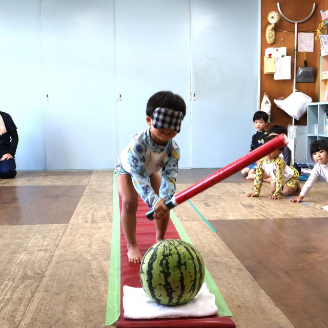 スイカ割り　＊4歳児＊