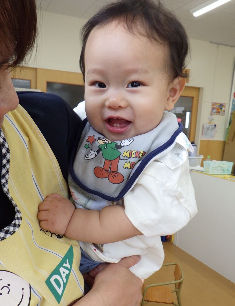 ウサギ組に
新しいお友だちが入りました🐰