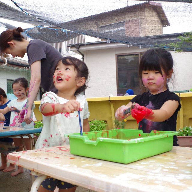 ボディーペイント　＊３歳児＊