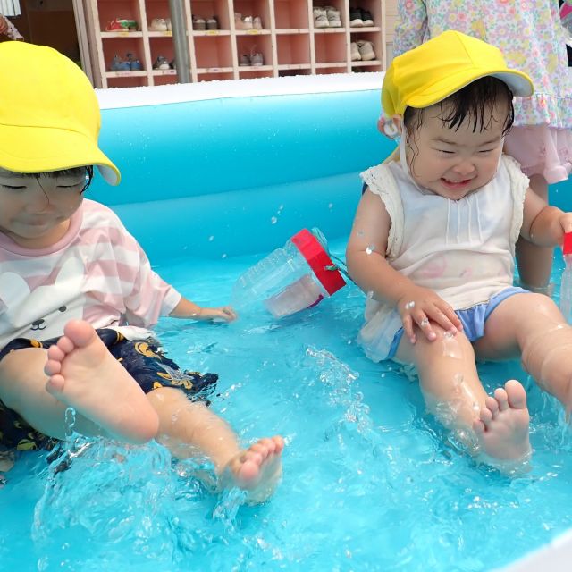 楽しかった水遊び🐤