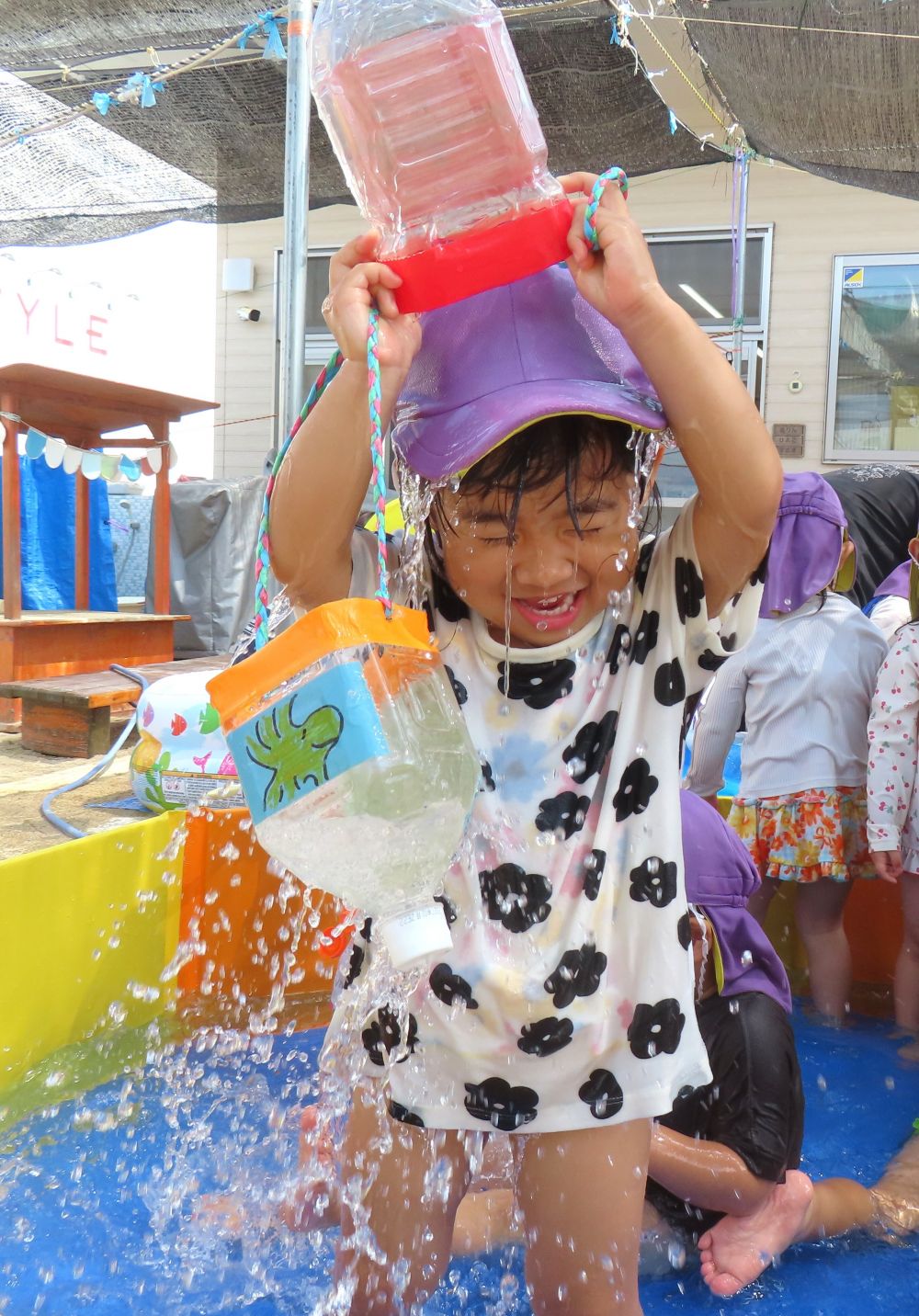 頭から、ダイナミックに💦