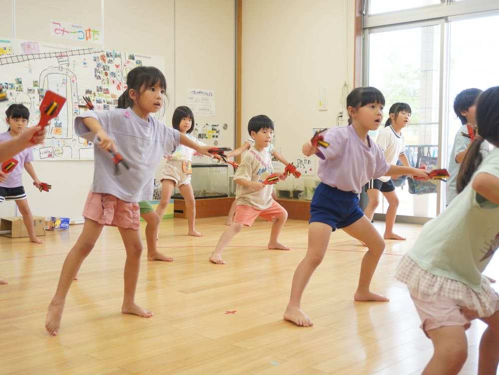 けどなんか鳴子を持つと表情が変わった・・・！？
みんな真剣でかっこよくなってます！