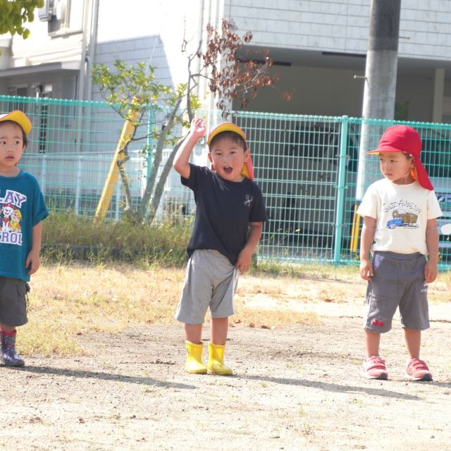 ＊　3歳児　走るぞ！！　＊