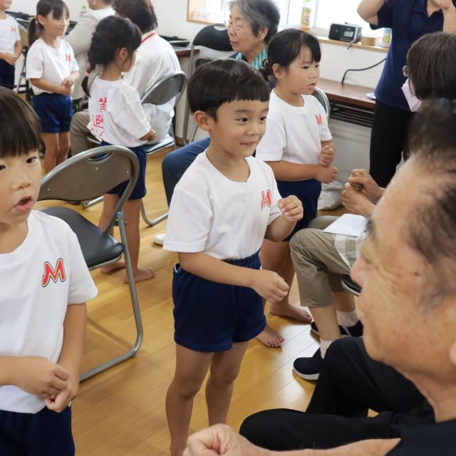 ＊　5歳児　シニアカフェ　敬老会①　＊　