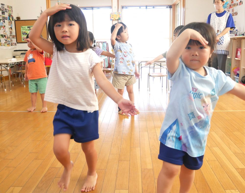 運動会ももうすぐ!!
踊りも・・・体操も・・・楽しんでるよ♡
