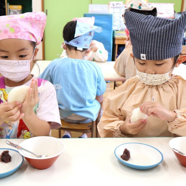＊　４歳児クッキング　(ゆめはうす認定こども園)　＊