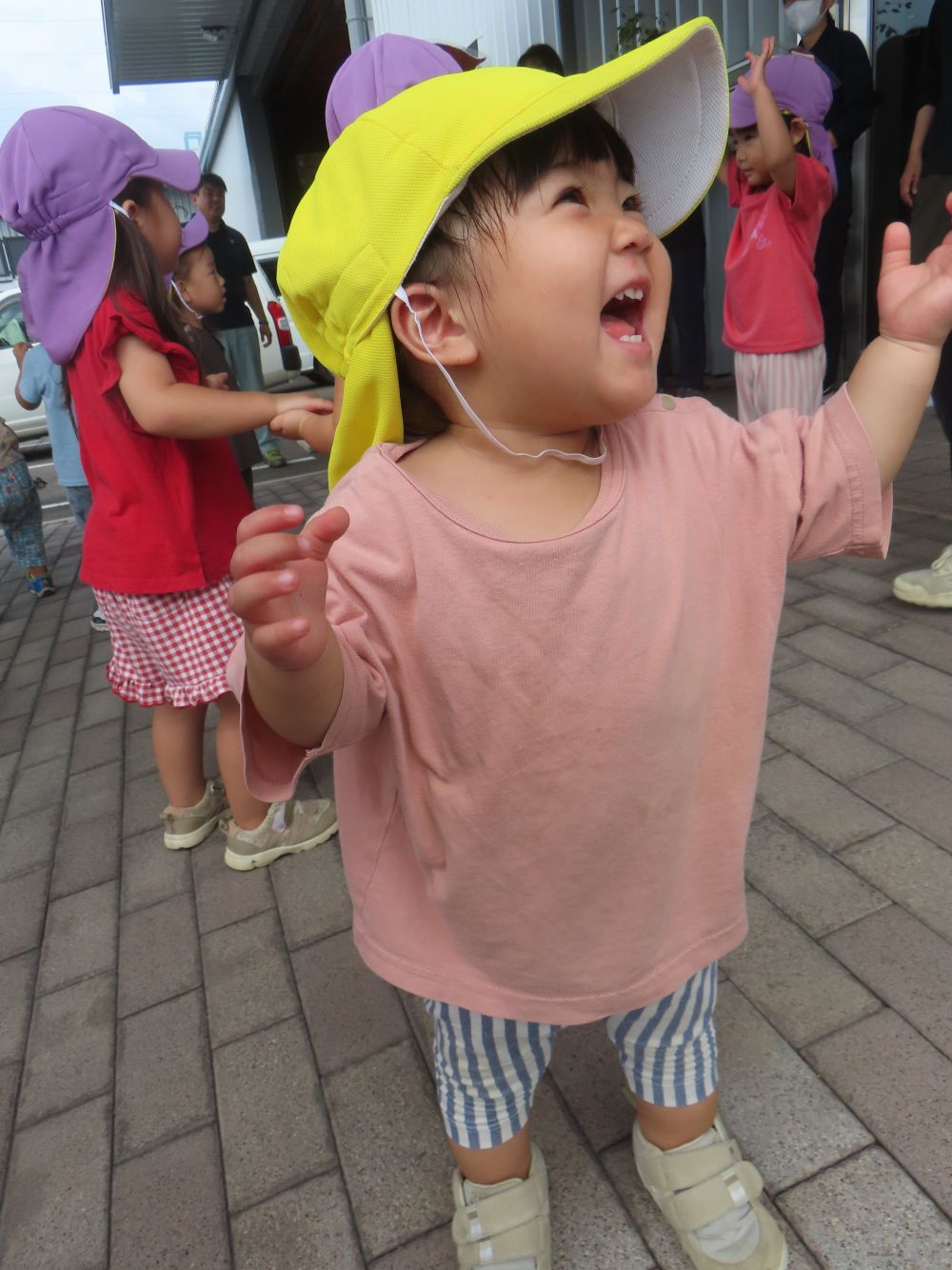運動会で踊ったヒヨコ組さんも
ノリノリ🎵