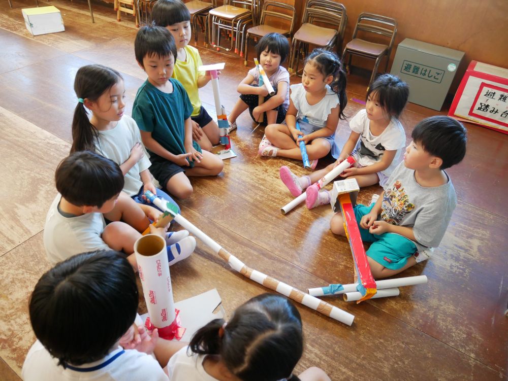 【緑チーム】
・黄色チームがいなくなったら
すぐにひっくり返していこう
と作戦を立てていました♪