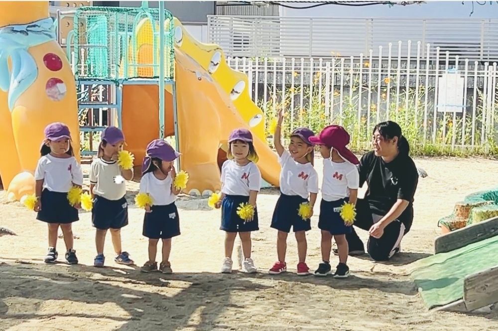 かけっこの時のお返事は、
とっても元気な声で、
『はいっ✋』と、答えてくれます♫