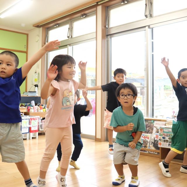 ＊　４歳児　楽しんで！　＊