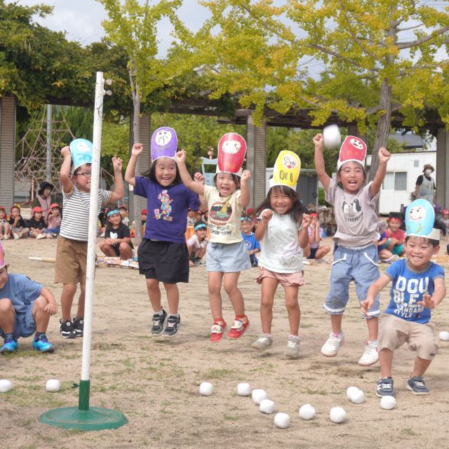 ＊　４歳児　ダンシング玉入れ ～ありえる～ ②　＊