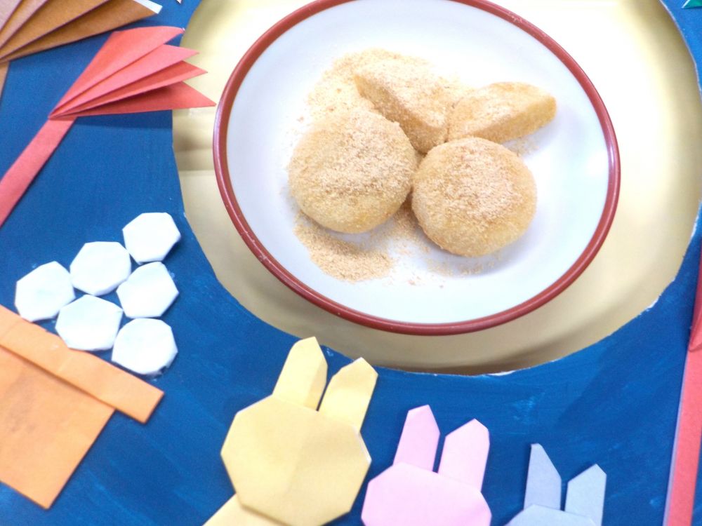 お月見だんご