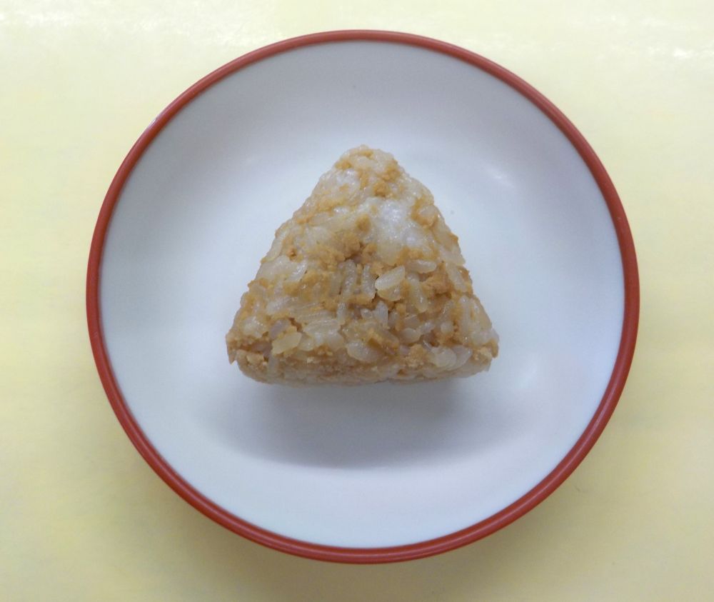 高野豆腐のそぼろおにぎり