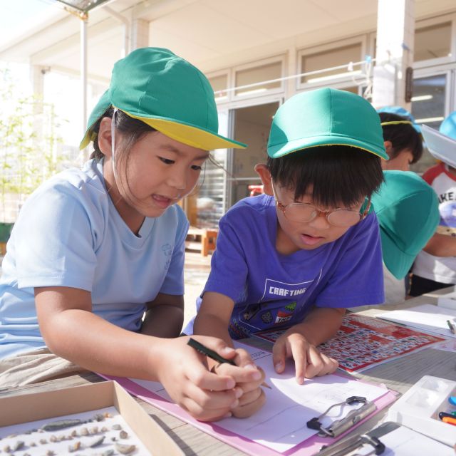＊　5歳児　園庭に宝物が…②　＊