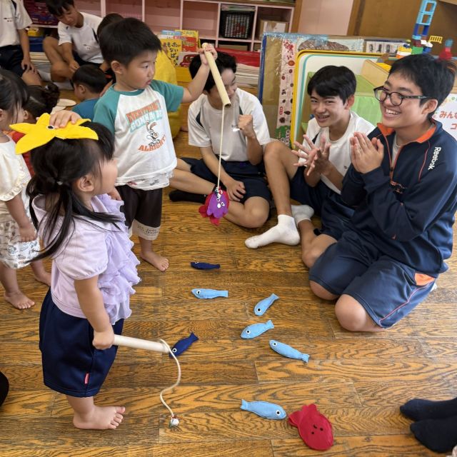 中学生との交流