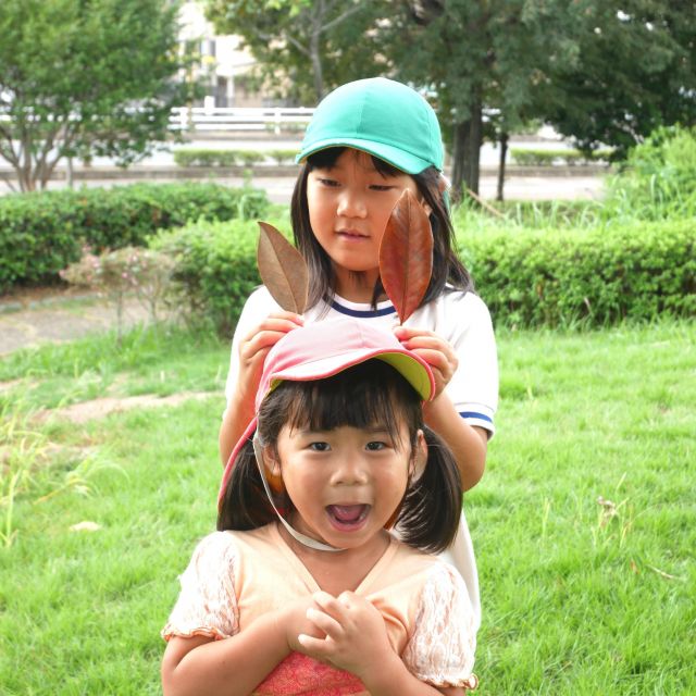 ＊　３・５歳児　秋探し④　＊