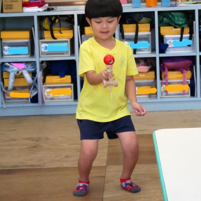 けん玉チャレンジ！！　＊５歳児＊