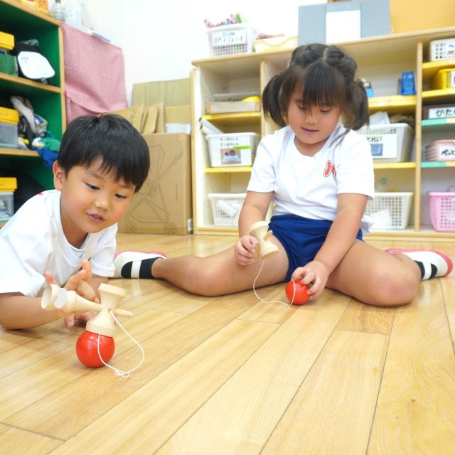 ＊　5歳児　けん玉キングがきたよ②　＊