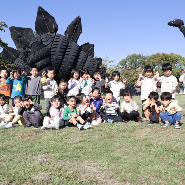 ＊　4歳児　恐竜公園へ！　＊