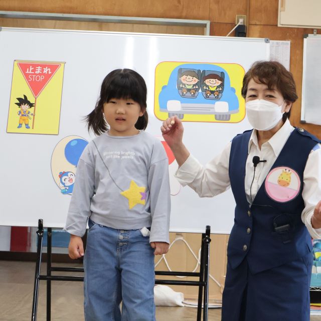 交通安全教室　＊４・５歳児＊