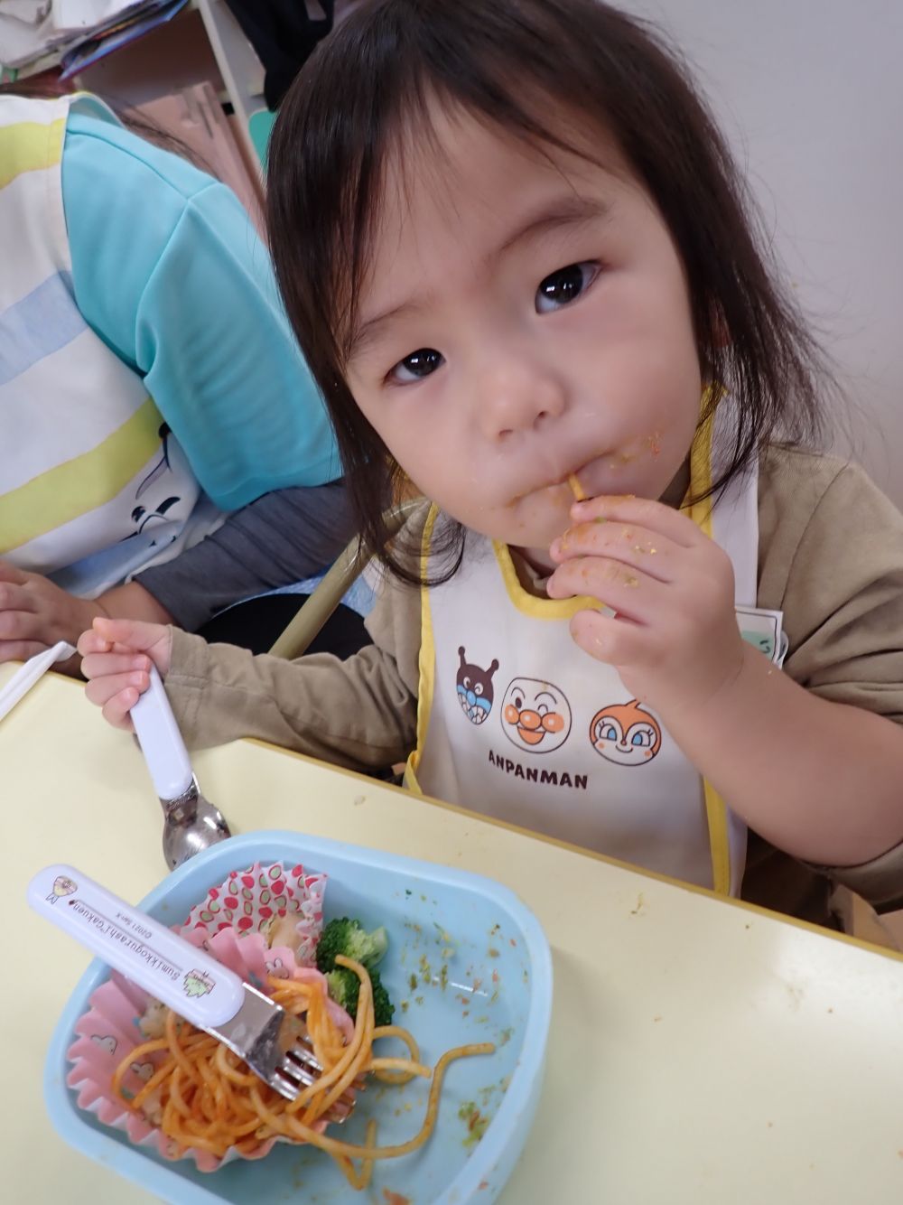 お弁当は保育園で食べました💗
　　ぱく😋