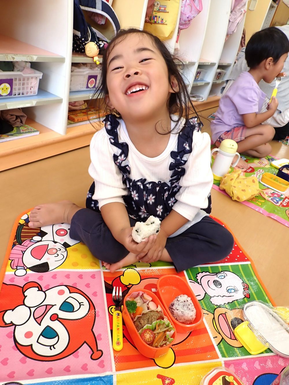 楽しみにしていたお弁当✨
「おいしい😋」

お弁当、ありがとうございました💕