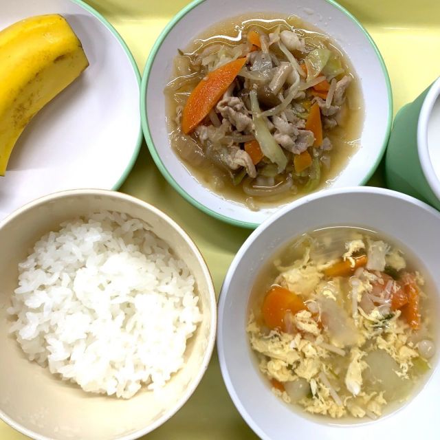 ＊　今日の献立（ゆめはうす認定こども園・すいみい保育園）　＊