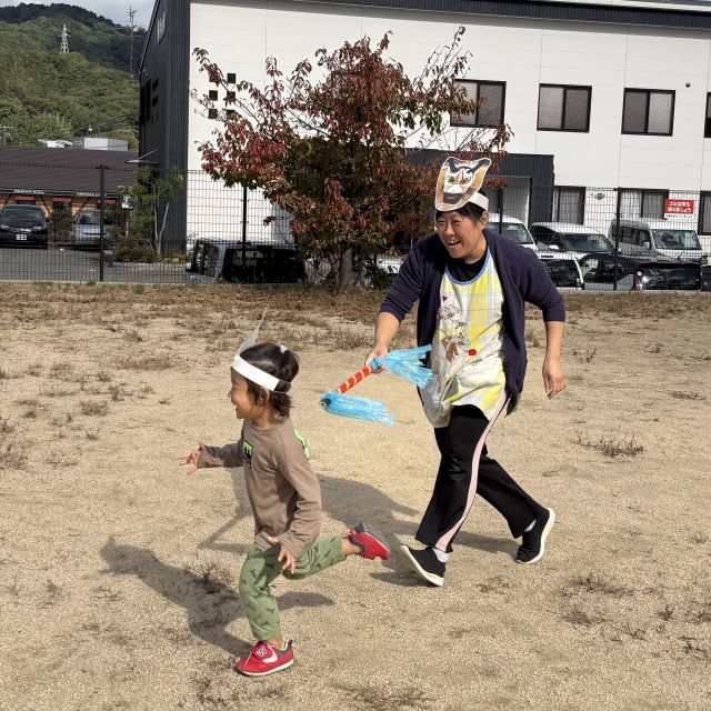 ベッチャー鬼ごっこ 　～2歳児　 クマ組～