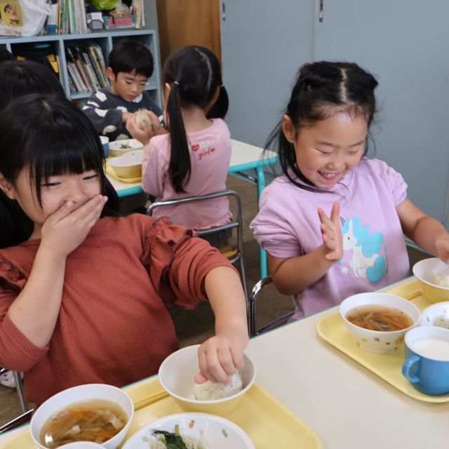 さつまいもおにぎり②　＊５歳児＊