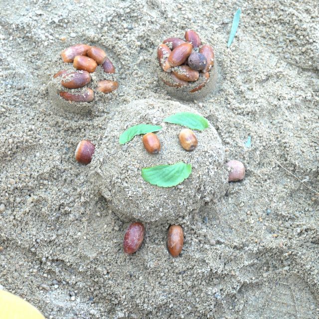 どんぐりを使って…②　＊５歳児＊