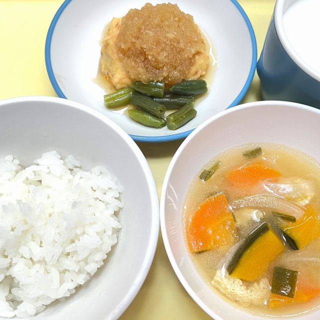 ＊　今日の献立　＊