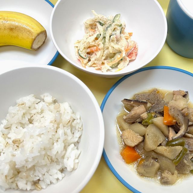 ＊　今日の献立　（あいはうす　門田認定こども園　すいみい保育園）　＊