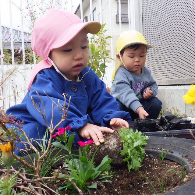 ＊　０歳児　春にむけて　＊