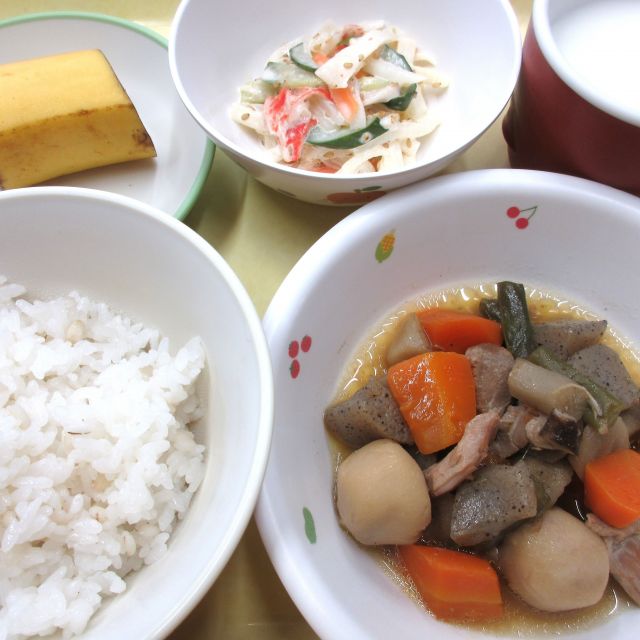 ＊　今日の献立　(ゆめはうす認定こども園)　＊