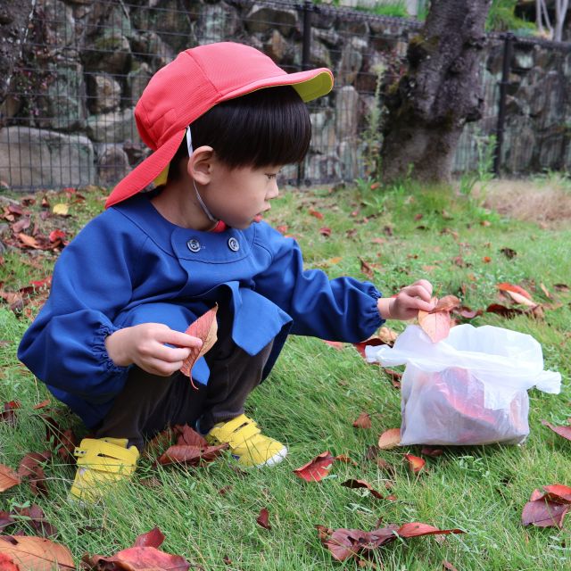 ＊秋色のあそび＊　３歳児